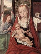 Master of the Saint Ursula Legend Virgin and Child with an Angel china oil painting artist
